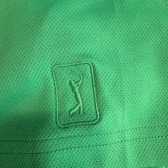 PGA Tour Golf Shirt - Green - Large - Picture 4 of 4